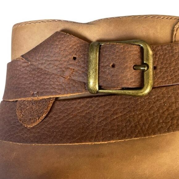 Clarks Women’s Addiy Cora Brown Leather Ankle Western Boots Size-8.5m - Picture 7 of 10